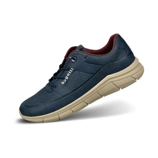 bugatti 343-afa10, stringata uomo, blu scuro, 41 eu