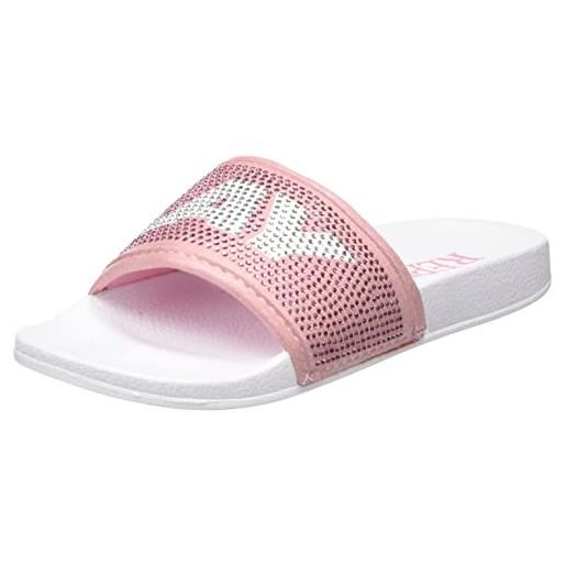 Replay slide jr diamonds, ciabatte, 177 lt rosa, 34 eu