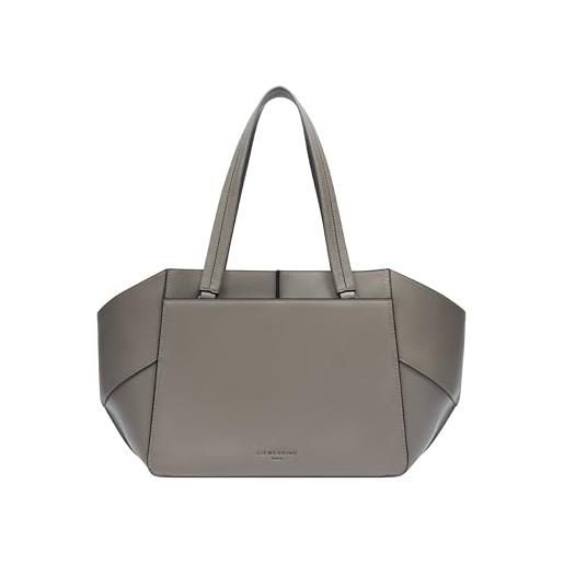 Liebeskind lilly calf entry, shopper m, donna, marrone (wood), m (hxbxt 27cm x57cm x17cm)