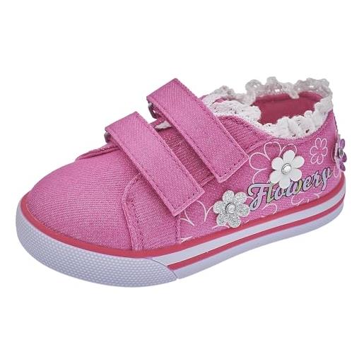 Chicco, sneakers con doppio strappo, confortevoli, leggere, flessibili e traspiranti, bambine e ragazze, designed in italy