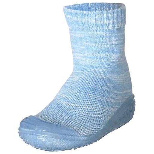 Playshoes pantofole stick, pantofole stick unisex - bambini e ragazzi, bleu alto, 18/19 eu