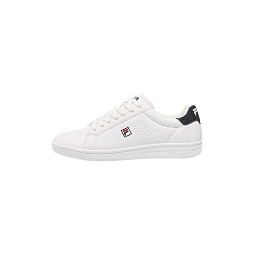 Fila crosscourt 2 f, scarpe da ginnastica uomo, white prime blue, 40 eu