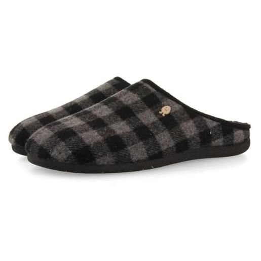 HOT POTATOES savannah, slipper uomo, grigio, 43 eu
