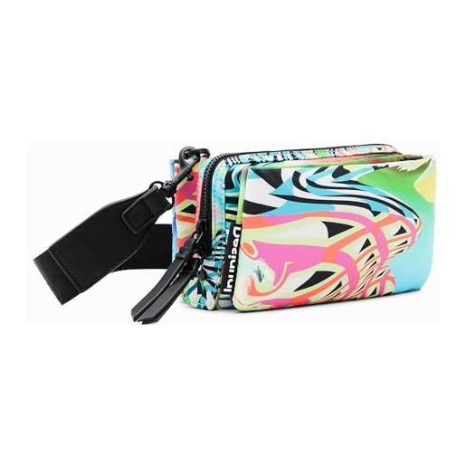 Desigual hawaiian geosurfer ronda across body bag material finishes