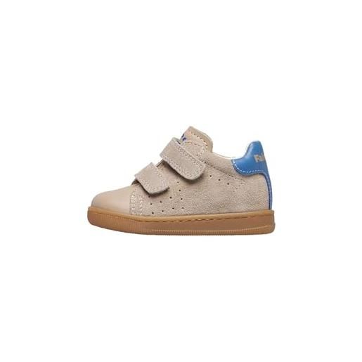 Falcotto adam vl calf/suede taupe-azure