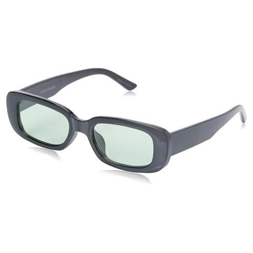 JACK & JONES jack&jones jacabel sunglasses, occhiali uomo, black/detail: green lenses, one size