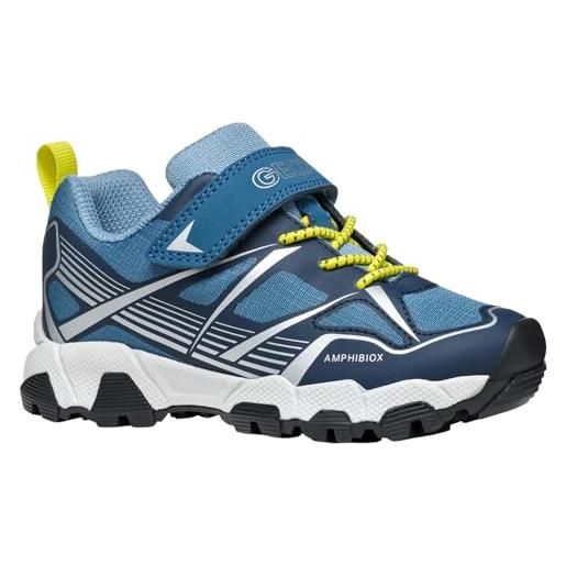 Geox j magnetar boy b abx, scarpe da ginnastica bambini e ragazzi, navy avio, 30 eu