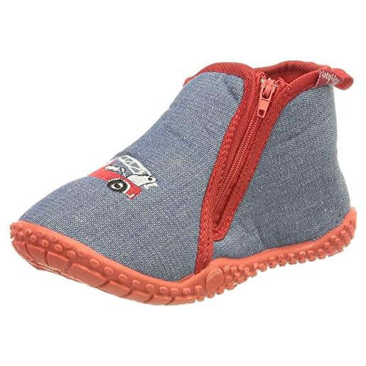 Playshoes pantofole, unisex - bambini e ragazzi, vigili del fuoco, 30/31 eu