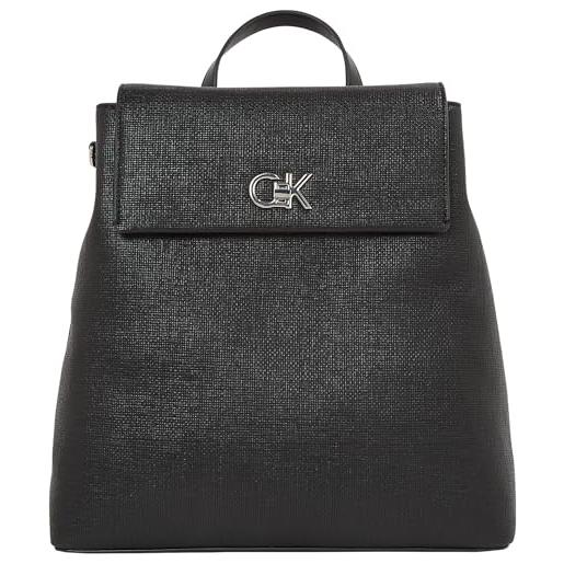 Calvin Klein donna zaino elegante, nero (ck black), taglia unica