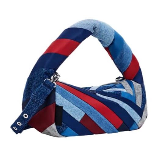 Desigual tracolla, accessori borsa a spalla in denim donna, blu, one size