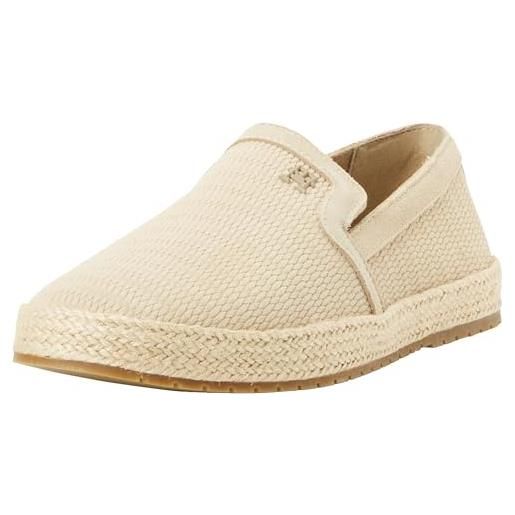 Tommy Hilfiger espadrillas uomo classic suede scarpe in tela, beige (beige), 40