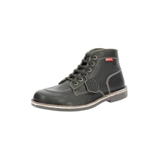 Kickers kickstoner, scarpe stringate derby uomo, marrone (marron fonce sem mar perm 93), 40 eu