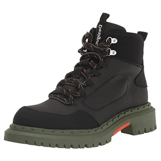 Desigual scarpe da trekking da donna, nero, 36 eu