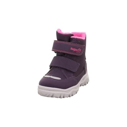Superfit husky1 warm gefütterte, stivali da neve bambine e ragazze, lila pink 8500, 22 eu