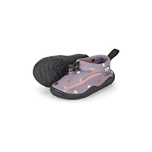 Sterntaler aqua heart, mocassino basso bambina, lilla, 22 eu