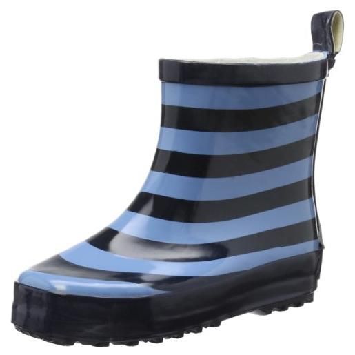 Playshoes stivali in gomma a semialbero, stivali in gomma a semialbero unisex - bambini e ragazzi, boccolo, 24 eu