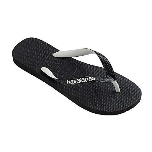 Havaianas top mix (mini me), infradito unisex - bambini e ragazzi, black/black, 23/24 eu