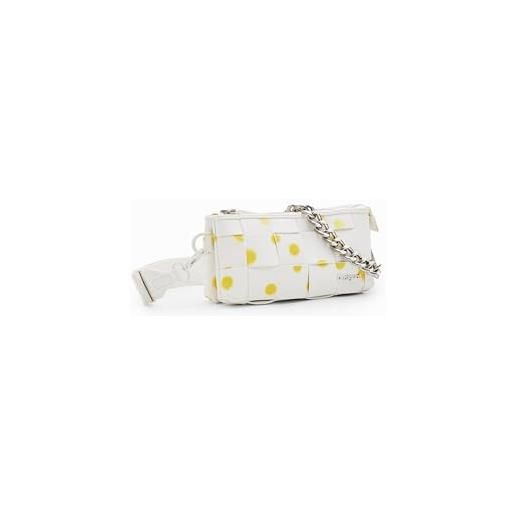 Desigual new splatter dortmund crossbody bag yellow