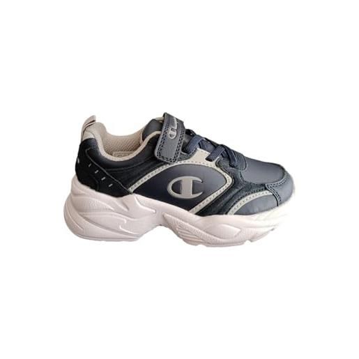 Champion count b ps low sneakers, blu marino (bs501), eu31 bambini e ragazzi-fw24