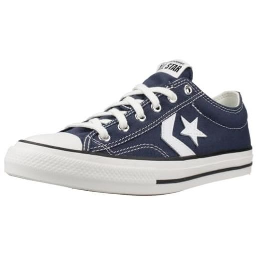 CONVERSE a06891c star player 76 foundational canvas uomo, navy/vintage white/egret eu 35.5