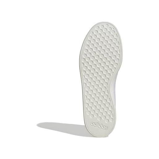 adidas uomo advantage base 2.0 shoes, ftwr white/ftwr white/wonder alumina, 38 eu