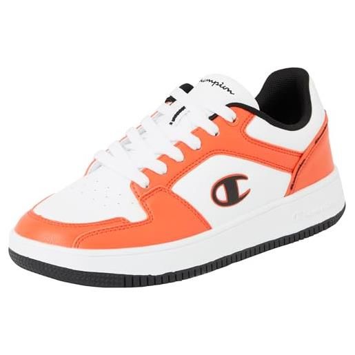 Champion rd18 2.0 low, scarpe da ginnastica bambini e ragazzi, white ww011, 36.5 eu