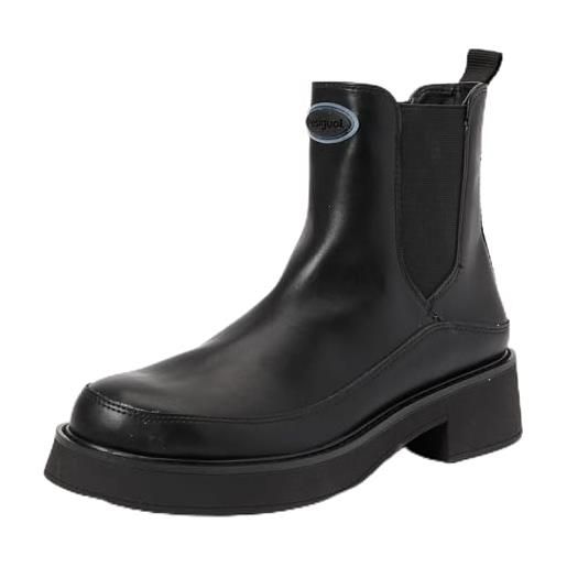 Desigual scarpe da donna 4 pu flat fashion boot, nero, 39 eu, nero, 39 eu
