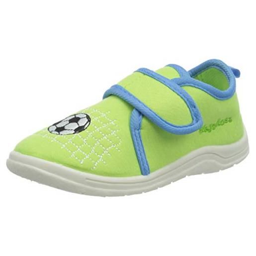 Playshoes pantofole, unisex - bambini e ragazzi, calcio, 22/23 eu