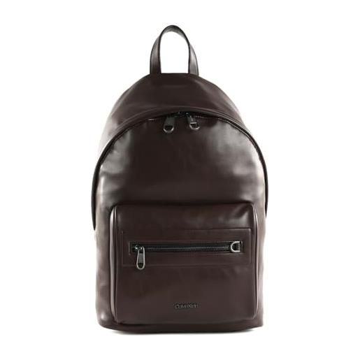 Calvin Klein uomo zaino elevated pu campus piccolo, marrone (java brown smooth), taglia unica