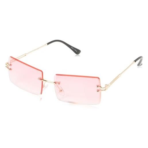 JACK & JONES jack&jones jacvenice sunglasses sn, occhiali uomo, pompeian red, one size