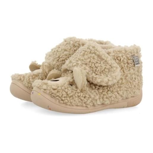 GIOSEPPO szob, pantofole unisex-bimbi 0-24, beige, 22 eu