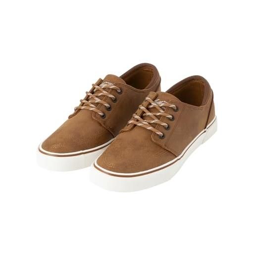 Springfield icon pu classic sneaker with sole, scarpa uomo, marrone, 40 eu