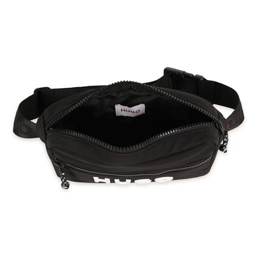 HUGO g00552 borsa banana da ragazzo, nero, taille normale