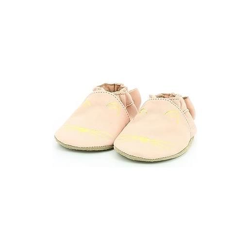 Robeez goldy cat, pantofola bambino ragazza, rosa chiaro perm, 17/18 eu