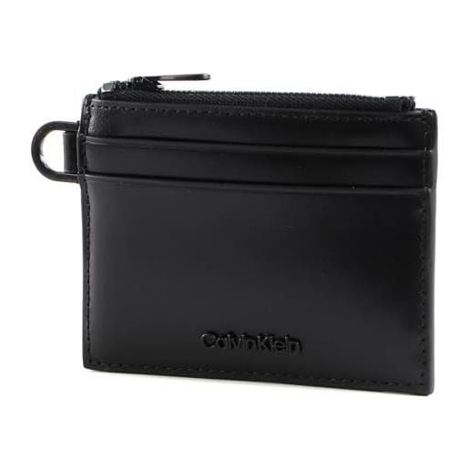 Calvin Klein ck median 4cc holder w/zip ck black