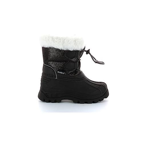 Kickers sealsnow, stivali da neve, noir brillant, 34 eu