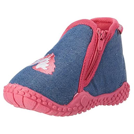 Playshoes pantofole, unisex - bambini e ragazzi, unicorno, 30/31 eu