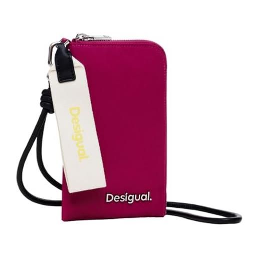 Desigual accessori da donna in nylon others bi-fold wallet, rosso, rosso, 20