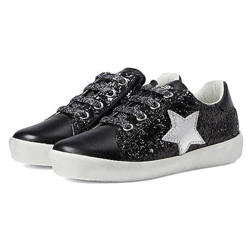 Naturino annie zip-black-silver scarpe da bambini