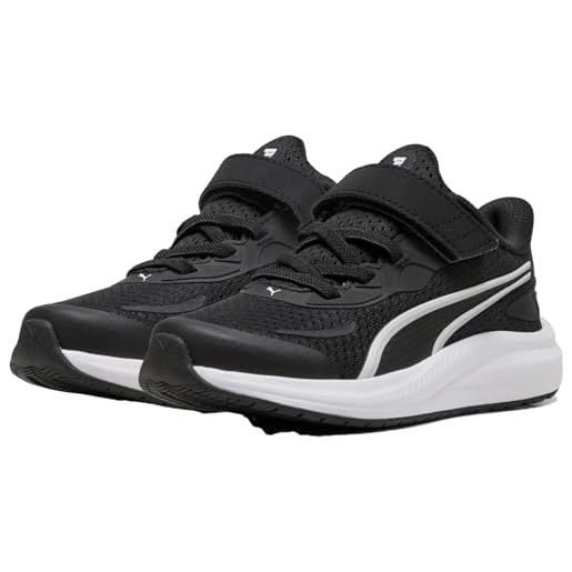 PUMA skyrocket 2 ac+ ps, sneaker, black white silver, 33 eu