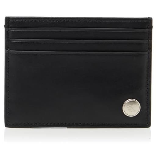 Calvin Klein jeans jeans hardware cardcase lv04g1081g porta carte, nero (nero), taglia unica, nero (nero), taglia unica