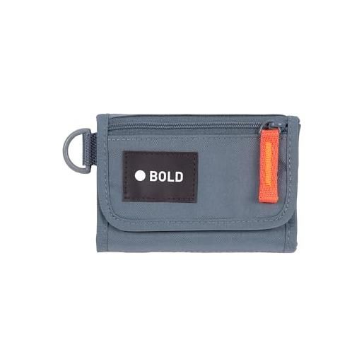 Lässig bold portafoglio per bambini per la scuola con finestra internaportamonete e scomparti per carte di credito chiusura a strappo/bold school wallet blue