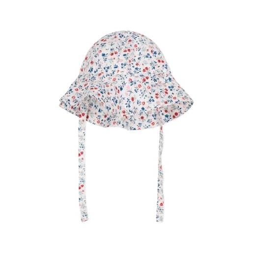 Petit Bateau a0cee, capeline bimba 0-24, bianco/multicolore, 2-3 anni