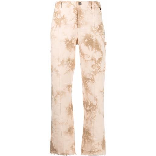 TWINSET jeans con effetto candeggiato - toni neutri