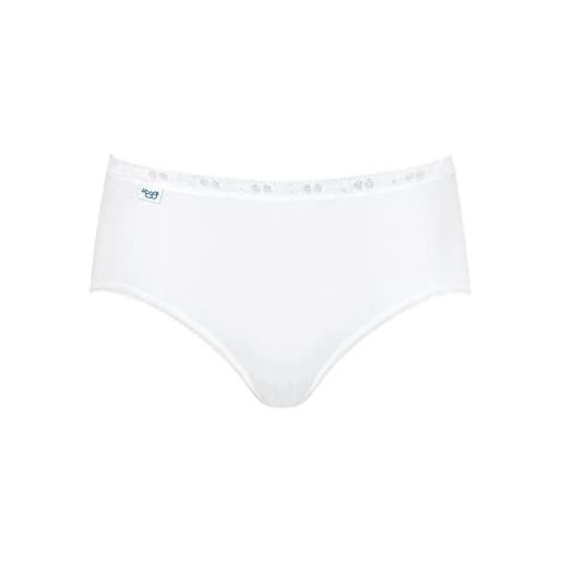 Sloggi basic+ midi 2p, slip donna, bianco, 46
