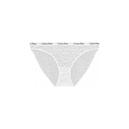 Calvin Klein slip bikini modellanti donna con pizzo, bianco (white), xs