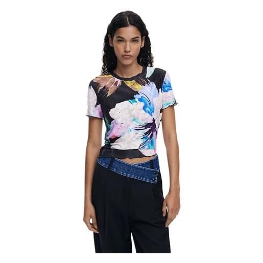 Desigual t-shirt maniche corte donna nero