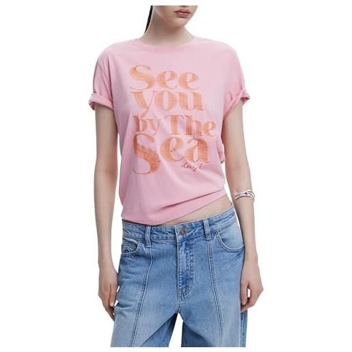 Desigual repris_ts_sea, 3049 pink, xl