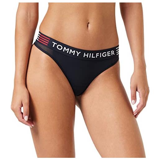Tommy Hilfiger perizoma donna tanga, blu (desert sky), s