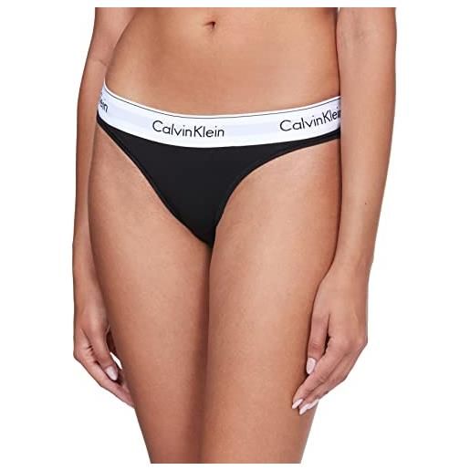 Calvin Klein perizoma donna tanga, multicolore (black), xxl